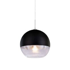 NOWOCZESNA LAMPA WISZĄCA CZARNA VERONI D20 LDP 1029-200 (BK)