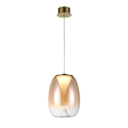 Lampa wisząca PAMELA 27 Bursztynowa