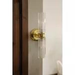 RIMINI Wall 2L Clear/Brass 109236 Markslojd - 3