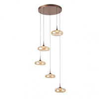 Lampa wisząca Tenele PND-24028-5A-COPP Italux