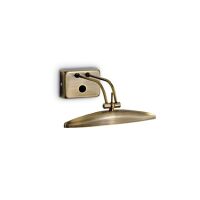 Kinkiet Mirror-20 AP2 BRUNITO Ideal Lux  017327  metalowa oprawa w kolorze brązu idealny nad obraz lustro galeryjka