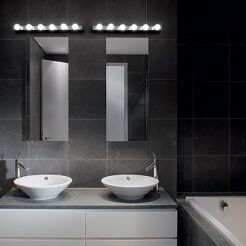 Kinkiet Prive' AP6 Ideal Lux  045627 korpus wykonany z  metalu wykończonego w chromie żarówki typu E14