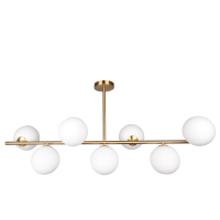 Lampa wisząca Cape Town - Cape Town - P07056BR rama w kolorze mosiądzu i złota DOSKONAŁA do powieszenia nad stołęm w jadalni