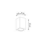 PLAFON SPOT KEKE 10 DĄB SL.1040 SOLLUX LIGHTING GU10 	 - 3