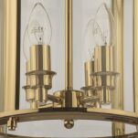Lampa wisząca New York - P04882AU COSMO Light kształtem przypomina latarnię wykonana w stylu nowojorskim - 4
