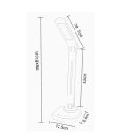 LAMPA STOŁOWA lampa wewnętrzna ZUMA LINE TABLE 1601 NOWOCZESNY CZARNY - 2