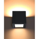 Kinkiet LEO SL.0872 SOLLUX LIGHTING czarna ceramiczna kostka - 3