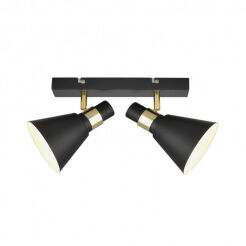 Plafon lampa sufitowa Biagio MB-H16079M-2 CZARNA  Italux skandynawski styl