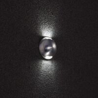 Lampa zewnętrzna LIVIA 007/2 ELKIM Świeci GÓRA-DÓŁ IP65 Nowoczesna okrągła LED 3000K/4000K