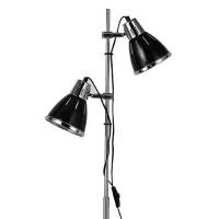 Lampa podłogowa ELVIS PT2 CZARNY Ideal Lux  001197 kolor biało-czarny regulowane ramiona