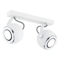 Oprawa sufitowa KOS 749 Argon BIAŁA dwa reflektory na listwie 