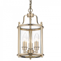 Lampa wisząca New York P03875AU COSMO Light kształtem przypomina latarnię wykonana w stylu nowojorskim