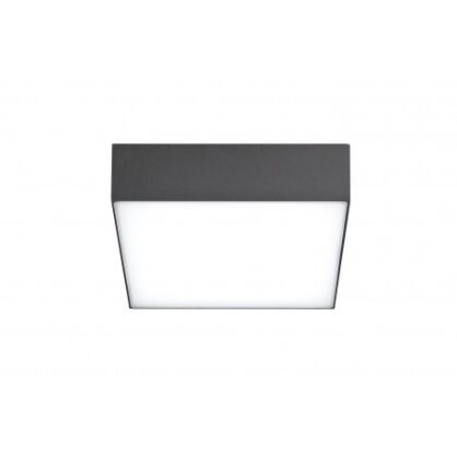 Plafon zewnętrzny łazienkowy CASPER SQUARE Azzardo kwadrat 20 cm szary 3000K/4000K