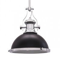 LAMPA WISZĄCA INDUSTRIALNA LOFT CZARNA ETTORE LDP 710 (BK)