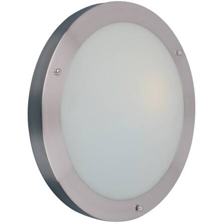 Plafon Umbra 18  AZzardo AZ1596  łazienkowy IP44 metal w kolorze srebrnym mleczne szkło