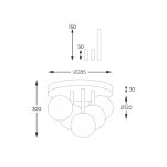Lampa sufitowa ALI 5645 Zuma Line - 2