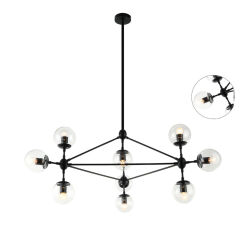 Lampa wisząca Bao Nero Claro ORLICKI DESIGN CZARNA nowoczesna