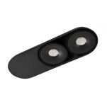 Lampa sufitowa TORONTO AZ4065 AZZARDO RUCHOMA PODWÓJNA CZARNA LED - 3