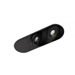 Lampa sufitowa TORONTO AZ4065 AZZARDO RUCHOMA PODWÓJNA CZARNA LED