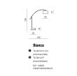 Lampa podłogowa BIANCA WHITE AZzardo TS 061121F-CH AZ0005 abażur z białej tkaniny - 4