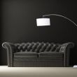 Lampa podłogowa BIANCA WHITE AZzardo TS 061121F-CH AZ0005 abażur z białej tkaniny - 2