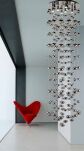 Lampa wisząca Luvia XXL AZzardo AZ1296 wykonana jest z metalu i szkła w kolorze chromu podstawa ma kształt okrągły - 2
