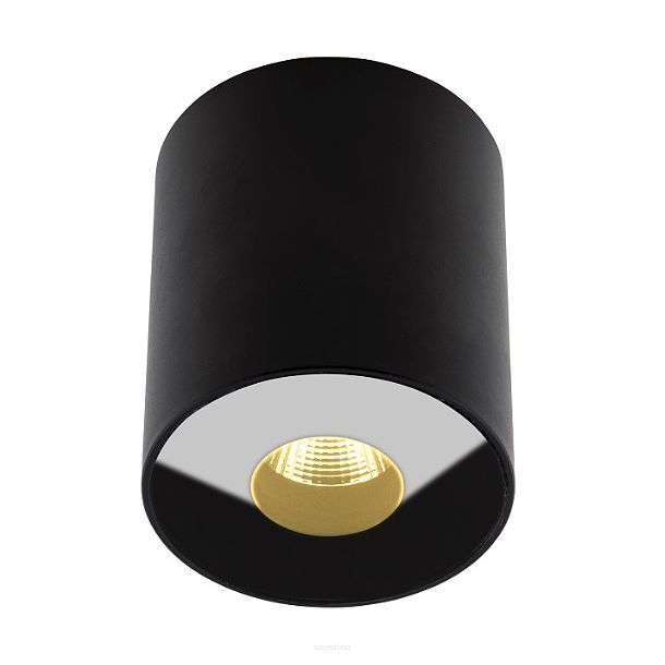 Plafon PLAZMA C0151 MAXlight Nowoczesna lampa techniczna CZARNA IP54 LED