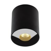 Plafon PLAZMA C0151 MAXlight Nowoczesna lampa techniczna CZARNA IP54 LED