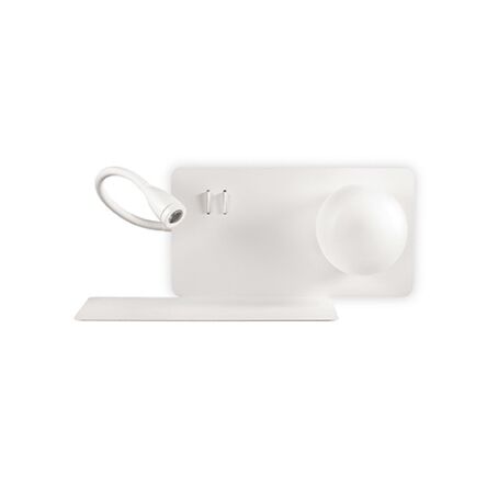 Kinkiet Book-1 AP1 biały 174792, czarny 174808 NOWOCZESNY IP20 LED  METAL Ideal Lux OPRAWA W STYLU NOWOCZESNYM 