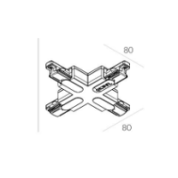 Łącznik zasilający krzyżowy X  do Track 1F Basic Labra 7.1215