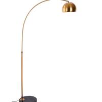 Lampa stojąca podłogowa LDF 5508-C (MD) AZURRO Lumina Deco mosiądz 150 cm