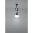 LAMPA WISZĄCA DIEGO 3  SZARA SOLLUX  Lampa Ścienna NOWOCZESNY stal  SL.0576 metalowa lampa LED - 6