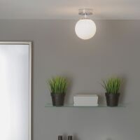 Lampa sufitowa plafon Astro sufitowa Denver 0323 IP44 okrągła mleczny klosz 1038001