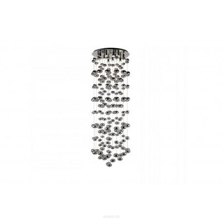 Plafon LUVIA 125 XL CHROME AZzardo AZ2574 elegancka szklane elementy ozdobne
