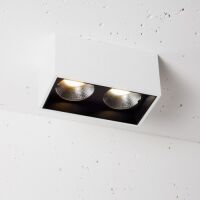 Lampa natynkowa Solid Lightbox 135.2 NT Labra  3.1085   prostokąt techniczna LED podwójna  różne kolory