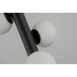 Lampa wisząca CORTEGA AZ4424 Azzardo czarna rurka z kulami - 2