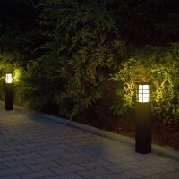 Słupek ogrodowy RADO II 1 BL Czarny 75 cm IP54