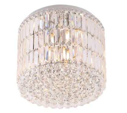 Plafon PUCCINI C0127 MAXlight Przyciągający spojrzenia o średnicy 40 cm ozdobiony kryztałkami 