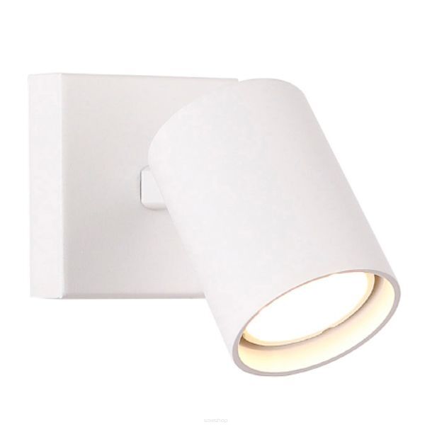 Kinkiet TOP I W0218 MAXlight Nowoczesny biały tuba GU10