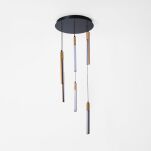 MD4768-6-3BMT ELIOT LAMPA WISZĄCA CZARNA-DREWNO/BLACK-WOOD ZUMALINE - 2