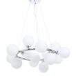 Lampa wisząca MARSIADA LDP 6033-15 (CHR) Lumina Deco chrom 15 szklanych kul - 4