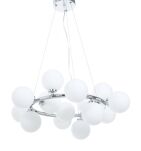 Lampa wisząca MARSIADA LDP 6033-15 (CHR) Lumina Deco chrom 15 szklanych kul - 4