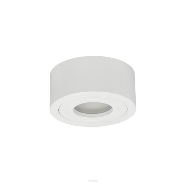 Oprawa natynkowa Rullo Bianco Mini IP44 biała niska 4 cm