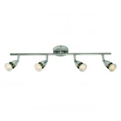 Lampa sufitowa 4 źródła światła na listwie CHROM AMALFI ENDON LIGHTING 60991  