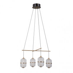 Lampa wisząca Alani PND-34375-4-BK Italux
