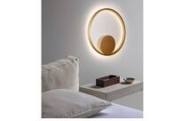 Plafon kinkiet HALO 40 AZ4706 Azzardo złoty 40 cm 28W LED - 3