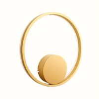 Plafon kinkiet HALO 40 AZ4706 Azzardo złoty 40 cm 28W LED