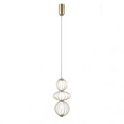 Lampa wisząca Rabel PND-344221-3V-HBR Italux