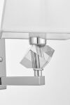 Kinkiet MONTERO W1 LUMINA DECO LDW 1249-1 (CHR+WT) Klasyczny elegancki - 2