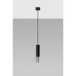 Lampa wisząca LOOPEZ SL.0940 Sollux tuba czarna/ chrom - 4